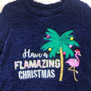 FLUFFY CHRISTMAS SWEATER 🦩- never worn!